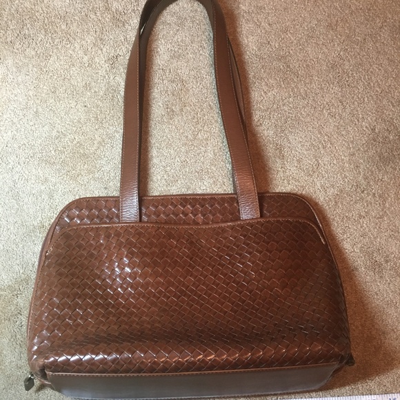 Orvis Gokey woven lthr shldr bag - Picture 6 of 9